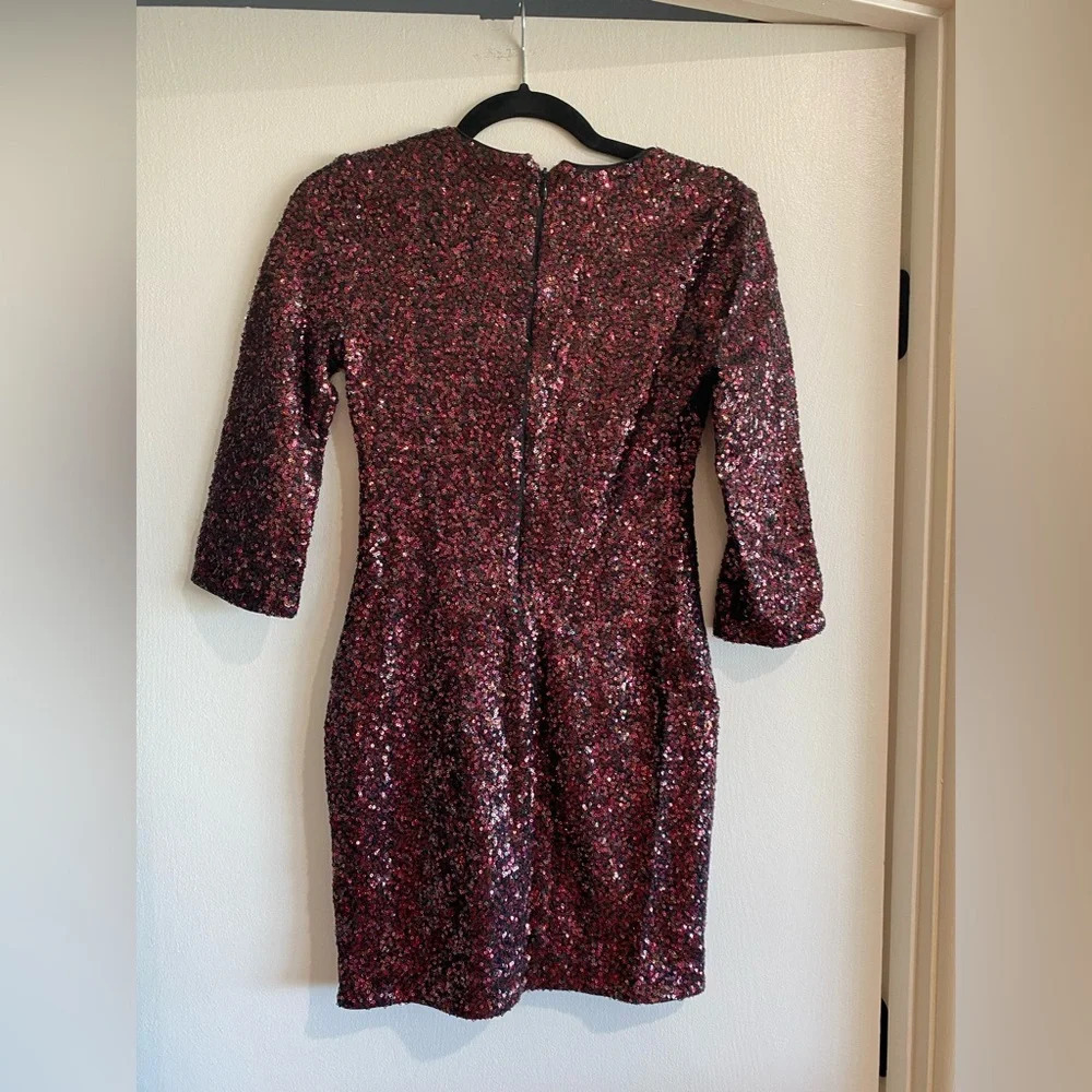Express red sequin mini dress, size 2 - Picture 5 of 5